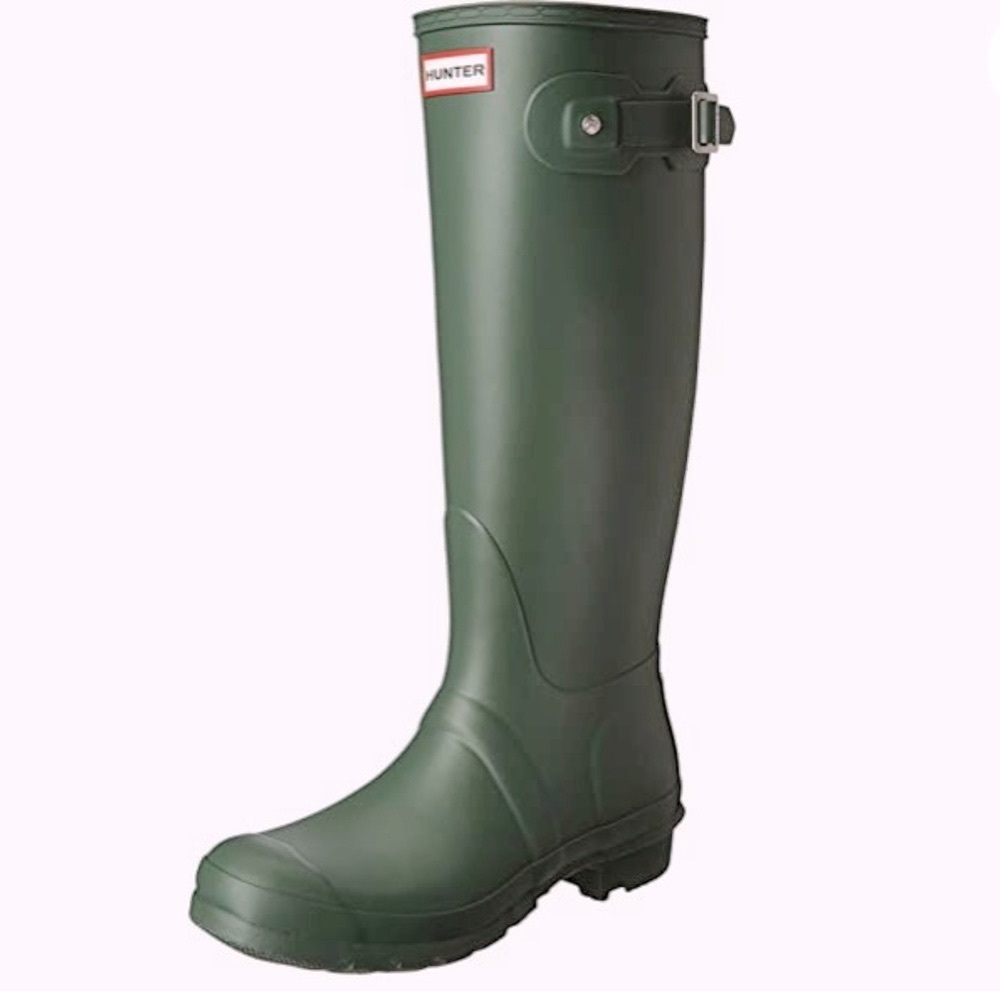 Hunter green Hunter boots! Tall!